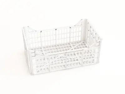 Plastic crate 35 3D model