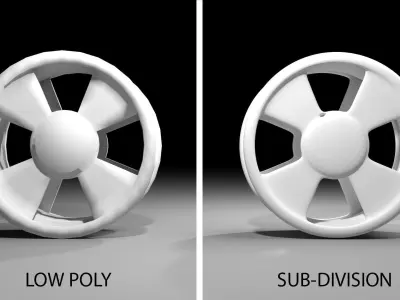 Wheel Rim 2 3D model