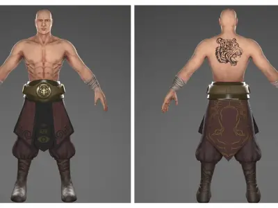 Baldman Semi-realist 3D model