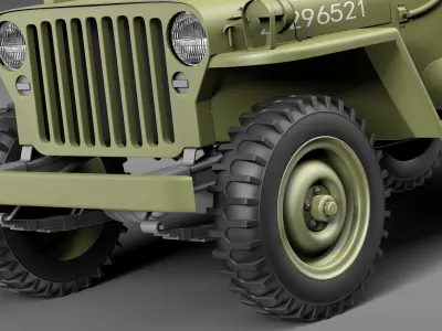 Jeep Willys MB 3D model