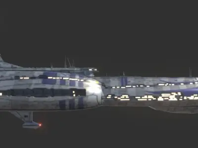 Star Wars Provedenie Low-poly 3D model