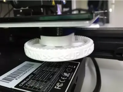 Ultimate Ender 3 Bed Leveling knob with up down 3D model