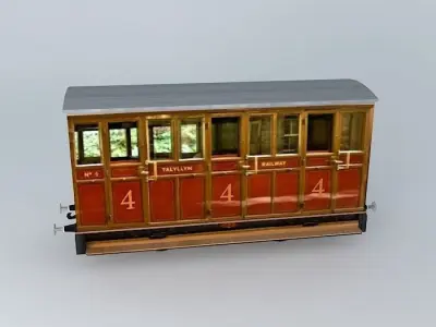 Eco Rail N/Gauge TALYLLYN No 4 Sidings Junk Old Steam Days Free 3D model