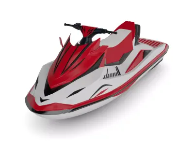 Jet Ski 3D model by blackorgrey