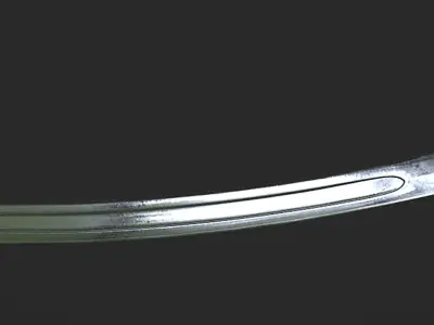 Ukrainian Cossack Saber Low-poly 3D model