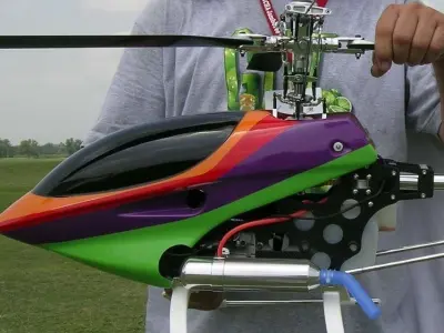 Raptor 30 50 rotor head machined billet Free 3D model