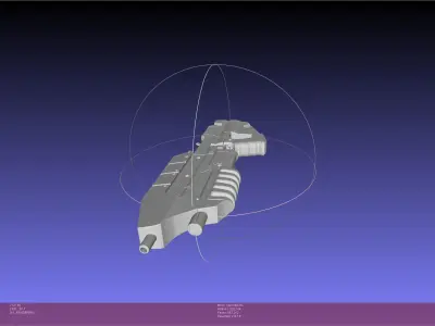 HALO Assault Rifle MA5B Basic Model 3D model