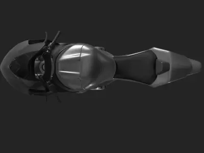 Standard Motorcycle 3D model