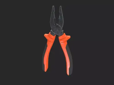 Pliers 3D Model - Game Ready Low-poly 3D model