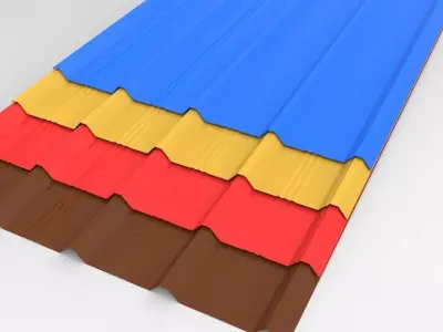 roofing sheets Free 3D model