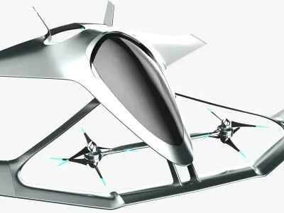 The Aston Martin Volante Vision Concept 3D model