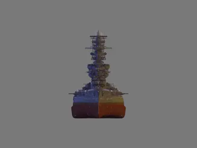 IJN Fuso 3D model