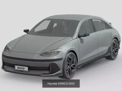 Ultimate Low-Poly Modern EV Collection 3D Model Pack