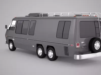 GMC Motorhome 1972-1978 3D model