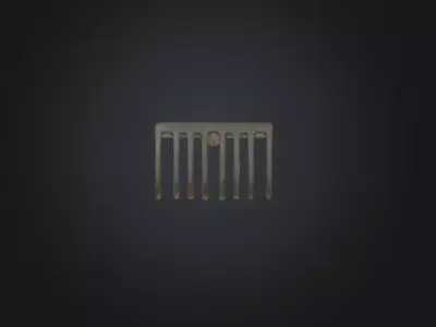 Rugged Rake Low-poly 3D model