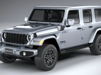 Jeep Wrangler 4xe 2024 3D model get