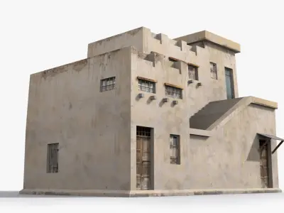 Arab x29 Low-poly 3D model