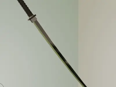 Samurai Sword Katana - Tachi Low-poly 3D model
