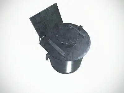 Collecting Silo Low-poly 3D model