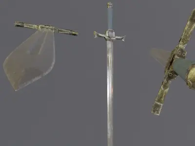 Old sword 2 Free 3D model