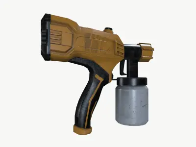 Paint Gun 3D model purchase