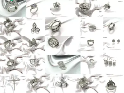 40 MODERN DIAMOND RING FOR WOMENS IN TURKEY DESIGNS 3DM DETAILS 3D print model