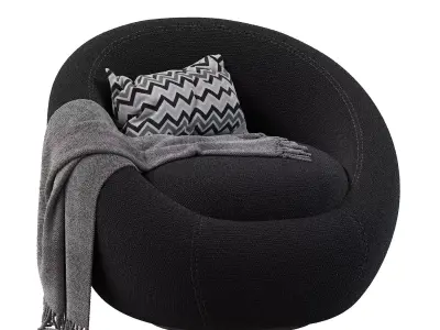  Cozy Swivel Chair 3D model
