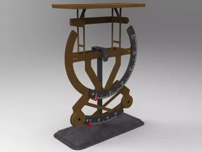 Letter Balance 3D model