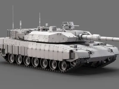 Leopard 2 3D model buy