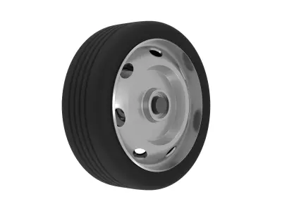 wheel Free 3D model purchase