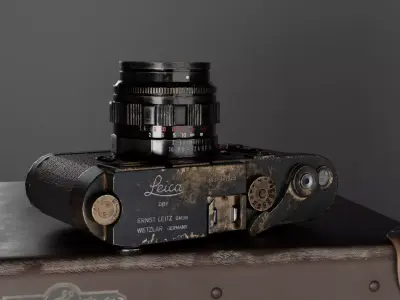 Leica M3 Low-poly 3D model
