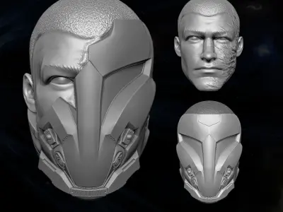 Arcann SW fan art head 3D printable File For Action Figures 3D print model purchase
