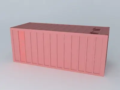 Container shipping Free 3D model 2