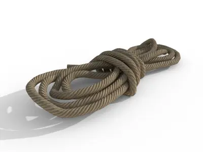 Rope - PBR Game Ready Low-poly 3D model