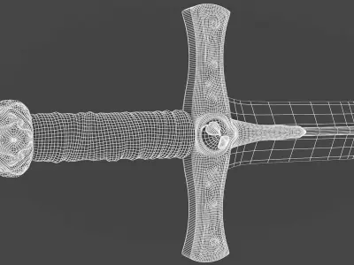 Elven king sword 3D model