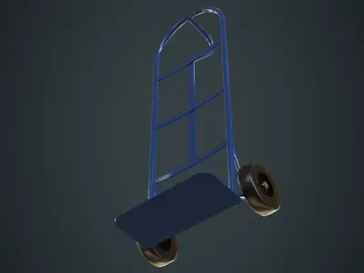 Hand Truck 5 Untextured 3D model