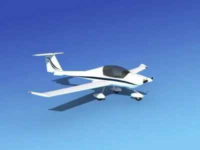 Daimond DA-20 Katana V05 3D model