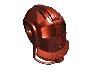 hard surface mask   Low-poly 3D model
