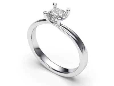 solitaire with ring sizes  8 part S59 3D print model