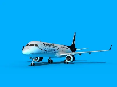 Embraer Emb-190 Aero Mexico Connect 3D model