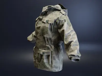 Spetsnaz Guerrilla-T9 Panacea Atacs FG Jacket Low-poly 3D model