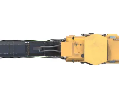 Cold Planers PM200  Low-poly 3D model