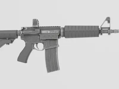 Assault Rifle AR-15 3D model