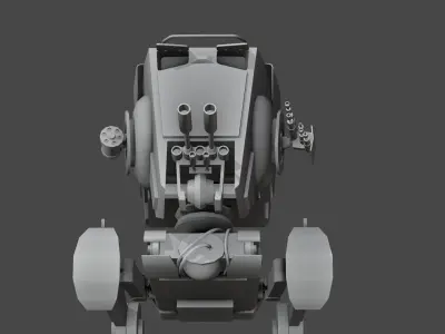 AT-ST Low-poly 3D model purchase