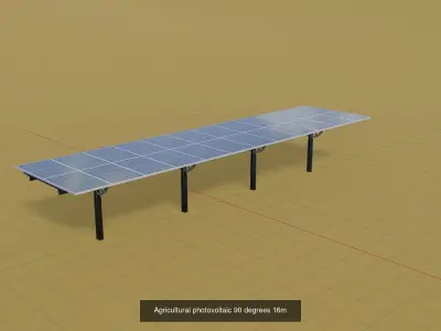 Agricultural photovoltaic 90 degrees Package