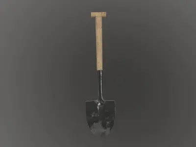 Used Shovel 3D model