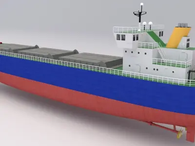 Cargo Ship 3D model