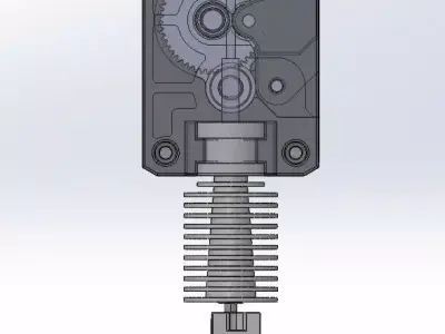 Custom Direct Drive Extruder Free 3D print model