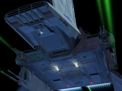 Space Shuttle Tydirium Star Wars 3D model