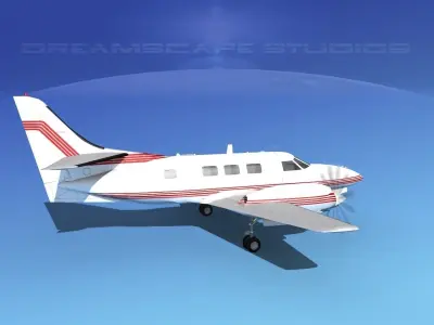 Swearingen SA226-T Merlin III V11 3D model